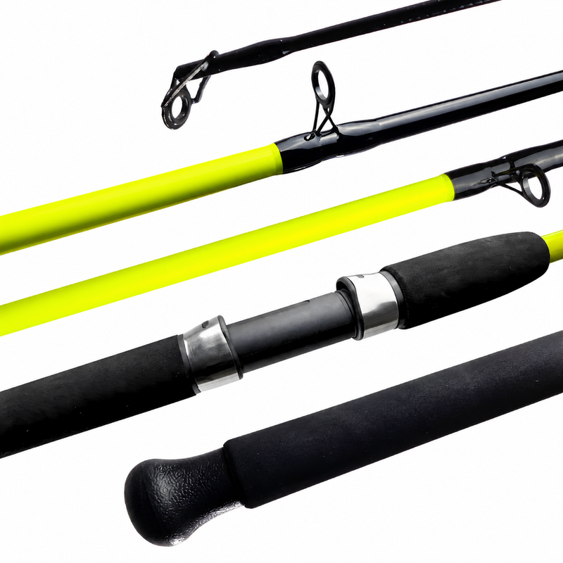 Kit Vara New Tamba Max 30-60lbs 2,40 + Molinete Austin 5000 - Jaú Pesca - Verde Neon