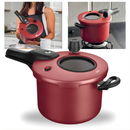 Panela De Pressão C/ Visor De Vidro 4,5L Antiaderente