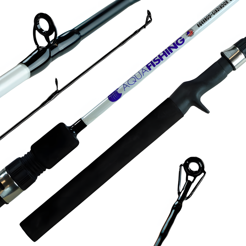 Vara Molinete Gladiador Carbono 2 Partes