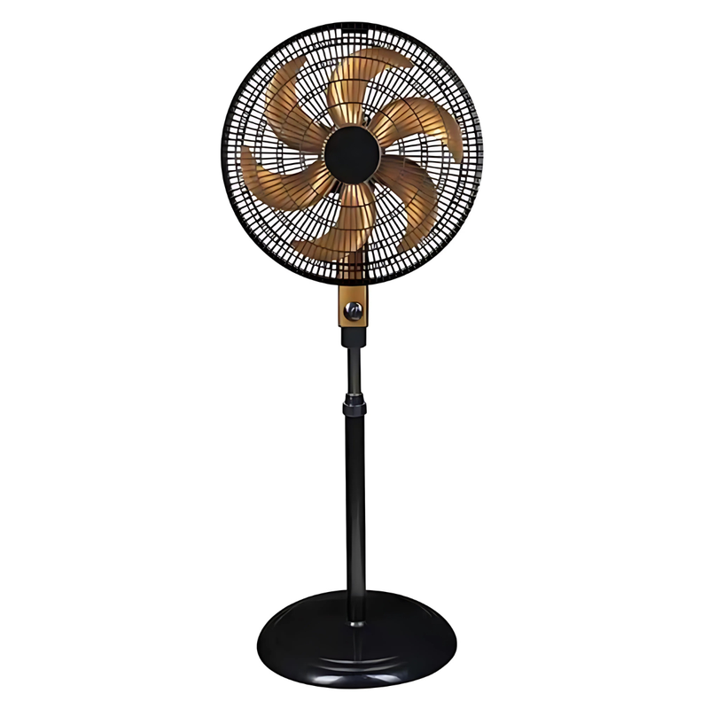 KIT 02 VENTILADORES OSC DE COLUNA 40CM TURBO PRETO/BRONZE 127V VENTIMAIS