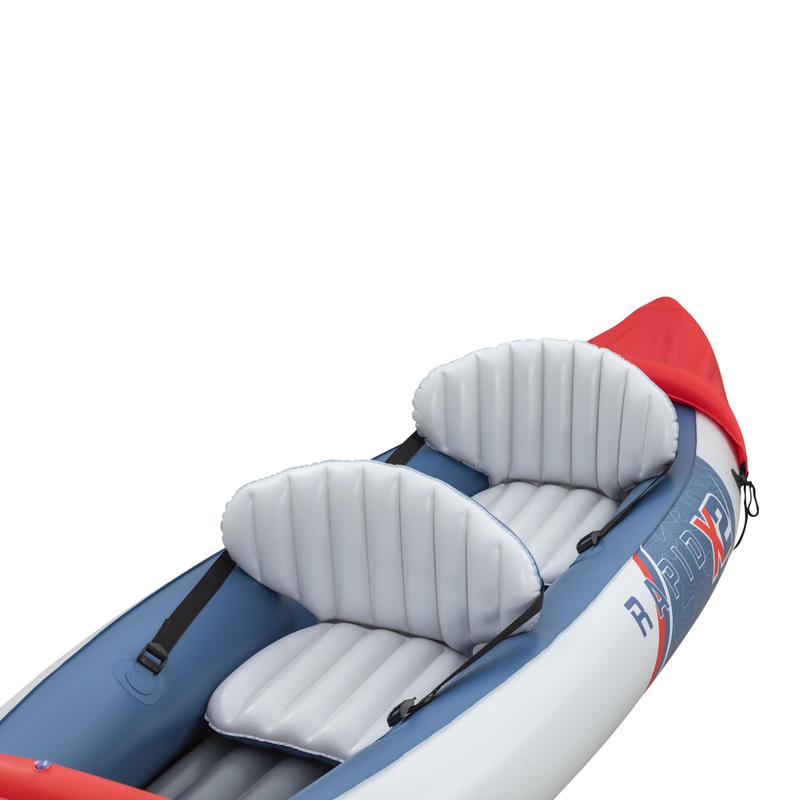 Caiaque Inflável p/ 2 pessoas Lite-Rapid X2 + 2 Remos + Bomba de Ar Bestway 65077