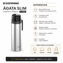 Garrafa Térmica Ágata Slim 1L Inox - Soprano