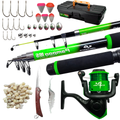 Kit De Pesca S200 Vara Molinete e Acessórios Meli Pesca Jau