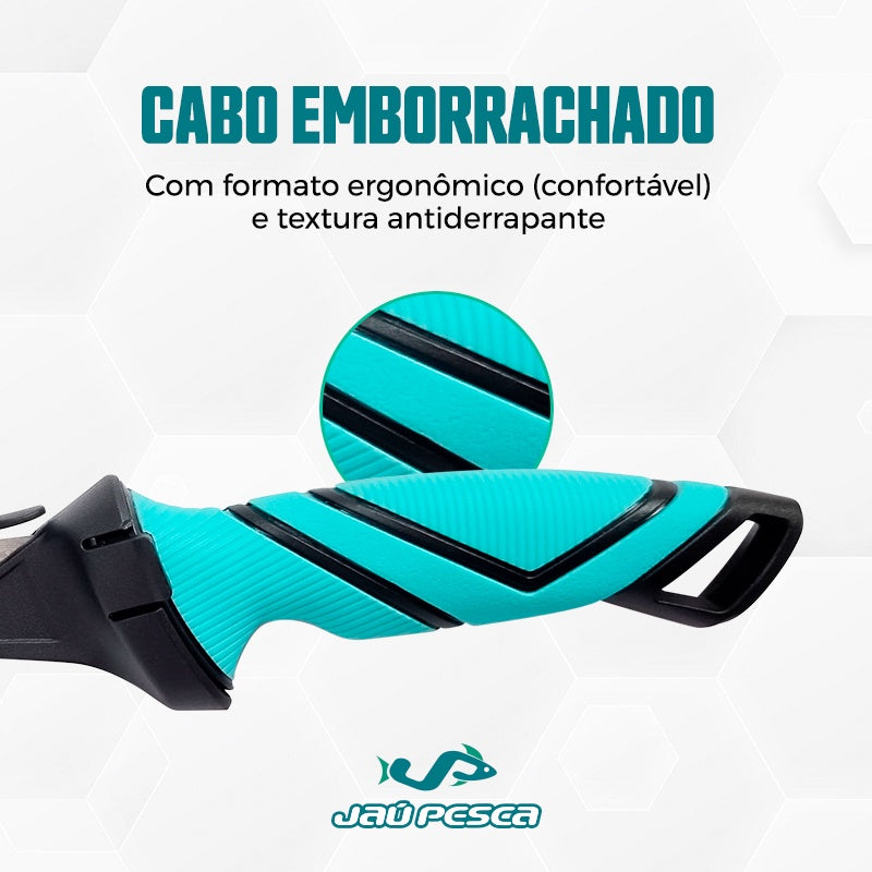 Kit Acessorios Jaú Pesca Alicate Tesoura + Fileteira