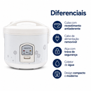 Panela Elétrica de Arroz Riso 10 Xícaras 220V Branca - Agratto