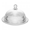 Queijeira Cristal com Tampa Império 20cm x 20cm x 13,5cm - Wolff
