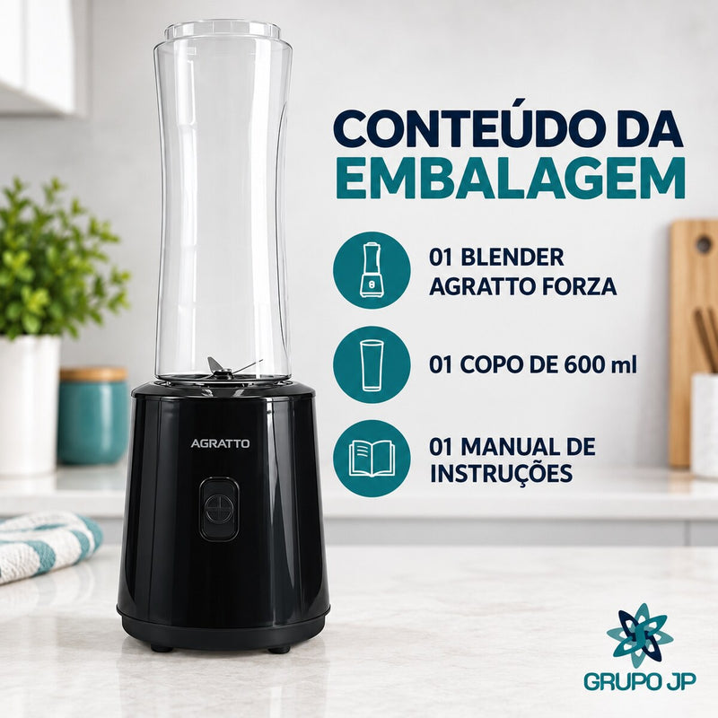 Liquidificador Blender Forza 600ml 600W - Agratto