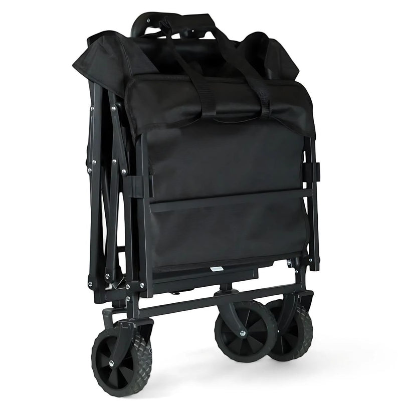 Carrinho Dobrável Transport P 67cm até 80kgl para Camping Preto NTK