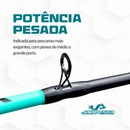 Kit Vara New Tamba + Carrerilha Spider BG+ Linha Multi 40lbs