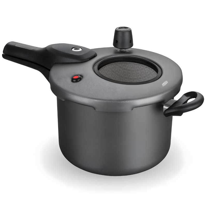 Panela De Pressão C/ Visor De Vidro 4,5L Antiaderente