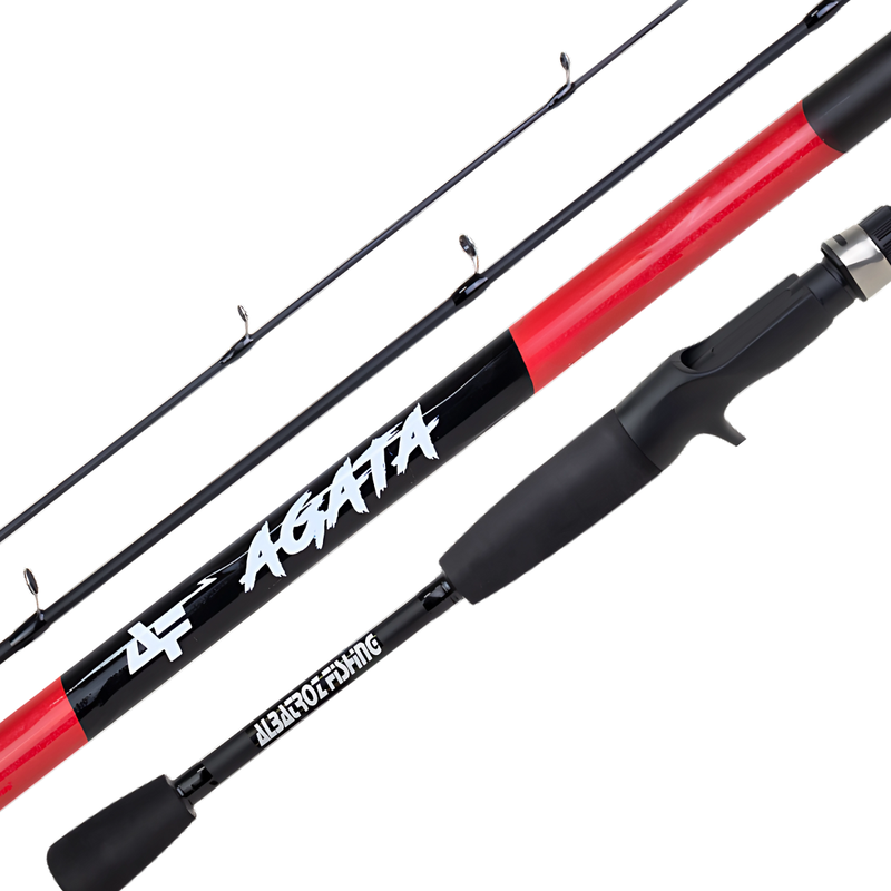 02 - Vara Carretilha AGATA C562 1,65 mts 17 lbs 2 Partes Albatroz