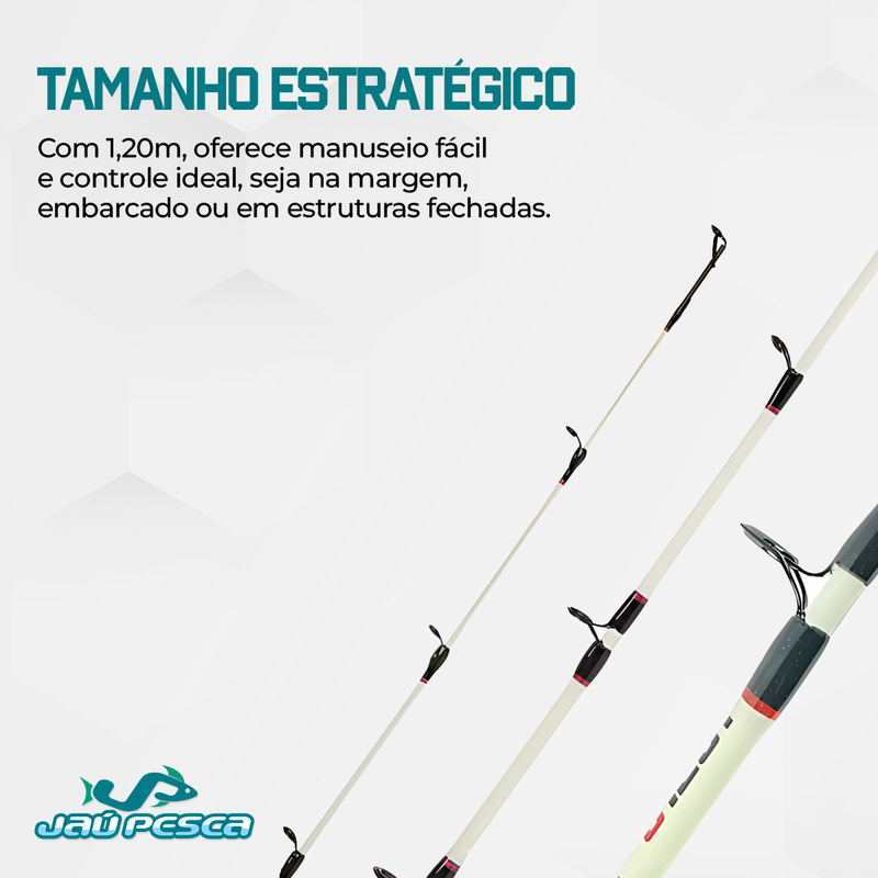 Vara Carretilha Pirangi C1201 815lbs 1,20m Albatroz Fishing