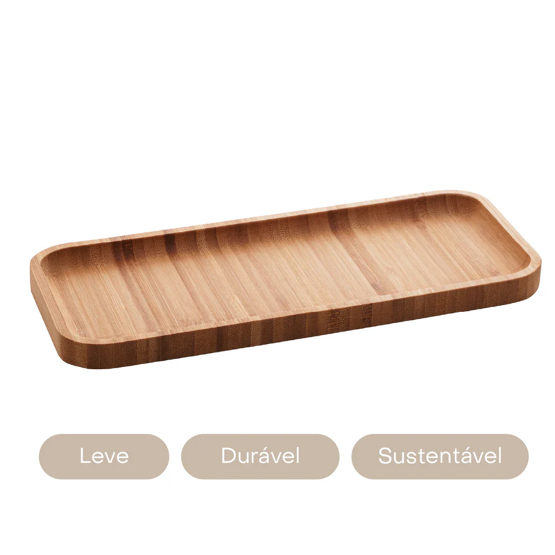 Bandeja de Bambu  Hire 28cm x 11cm x 1,5cm - Lyor