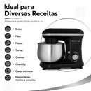 Batedeira Planetária Supremma 5L 700W Preta - Agratto
