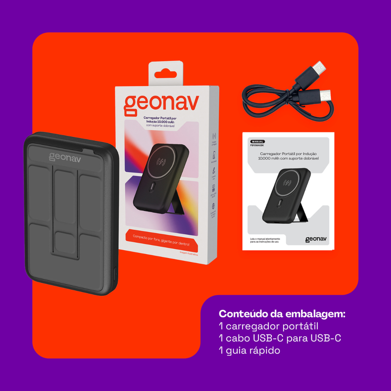 Power Bank PB10MAGBK-PB 10.000 MAH E 15W IND MGS BK