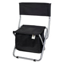 Banqueta Metal 3/4 Com Encosto e Bolsa Narciso