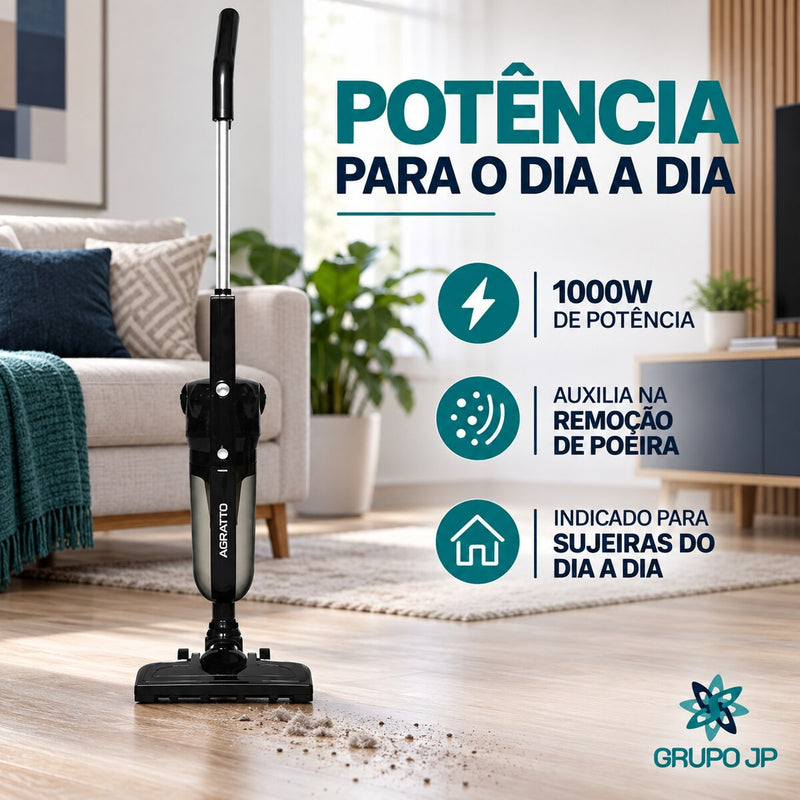 Aspirador Vertical 2 em 1 Praticci 1000W –  Agratto
