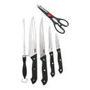 CONJUNTO COZINHA FACAS 7PCS JAU PESCA