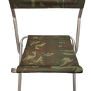 Banqueta Metal 3/4 Com Encosto e Bolsa Narciso