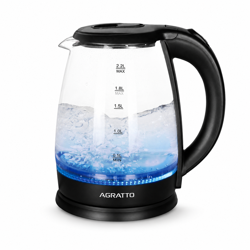 Chaleira Elétrica Aroma Vidro 2,2 Litros - Agratto