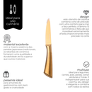 Faca Legumes Inox  Premium Gold - Mimo Style