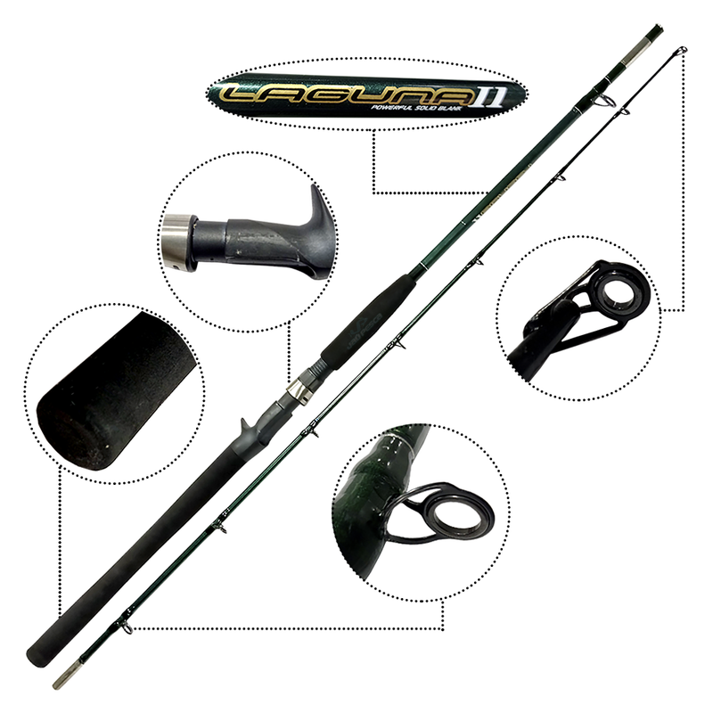 Vara Carretilha LAGUNA II LA2-C602 MH 1.83m 15-30lb Marine Sports