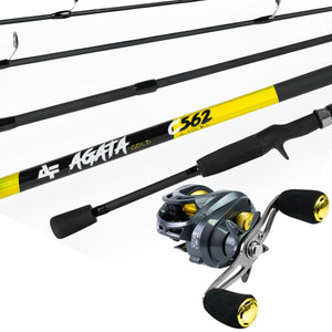 Kit de Pesca Vara Carretilha AGATA + M21 Pro