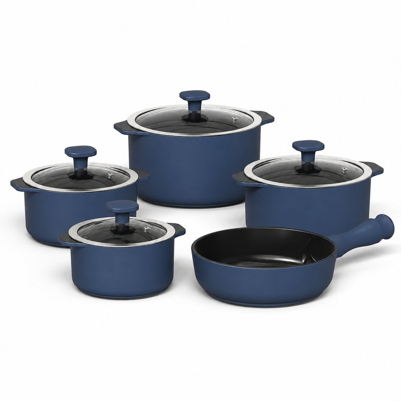 Jogo 5pçs Panelas Cerâmica Slim - Ceraflame