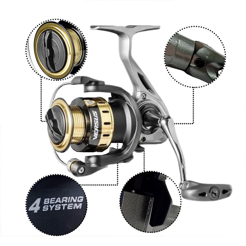 Molinete Marine Versus 3 Rolamentos 5.1:1