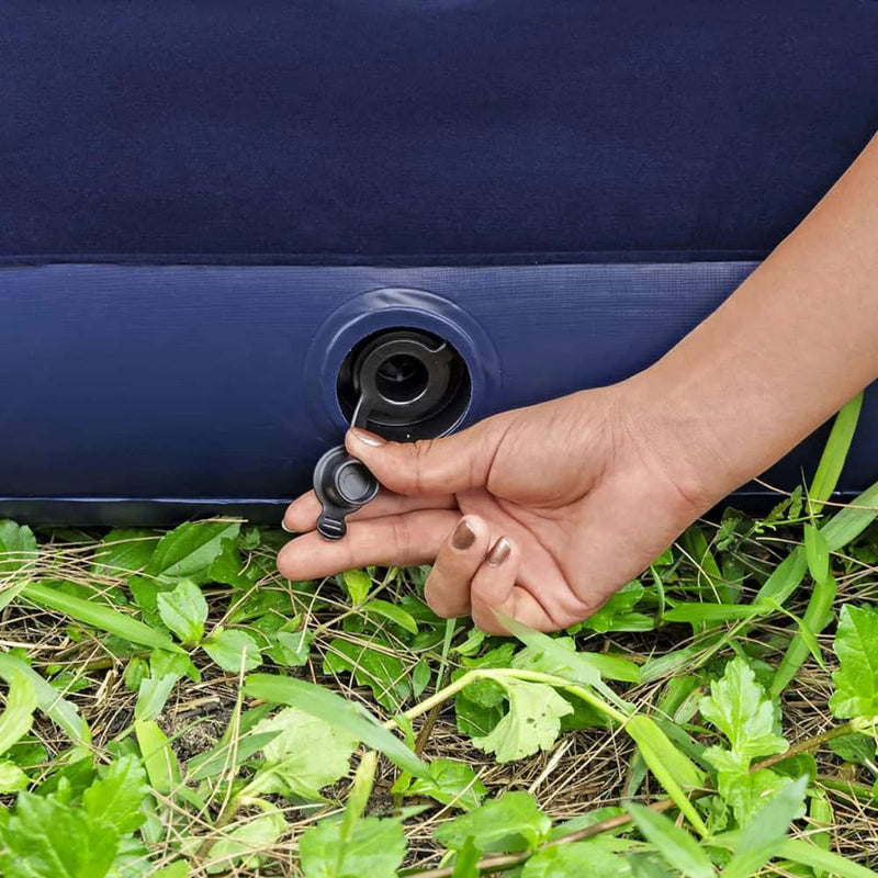 Colchão Inflável Solteiro com Bomba Manual e Adaptadores - Bestway