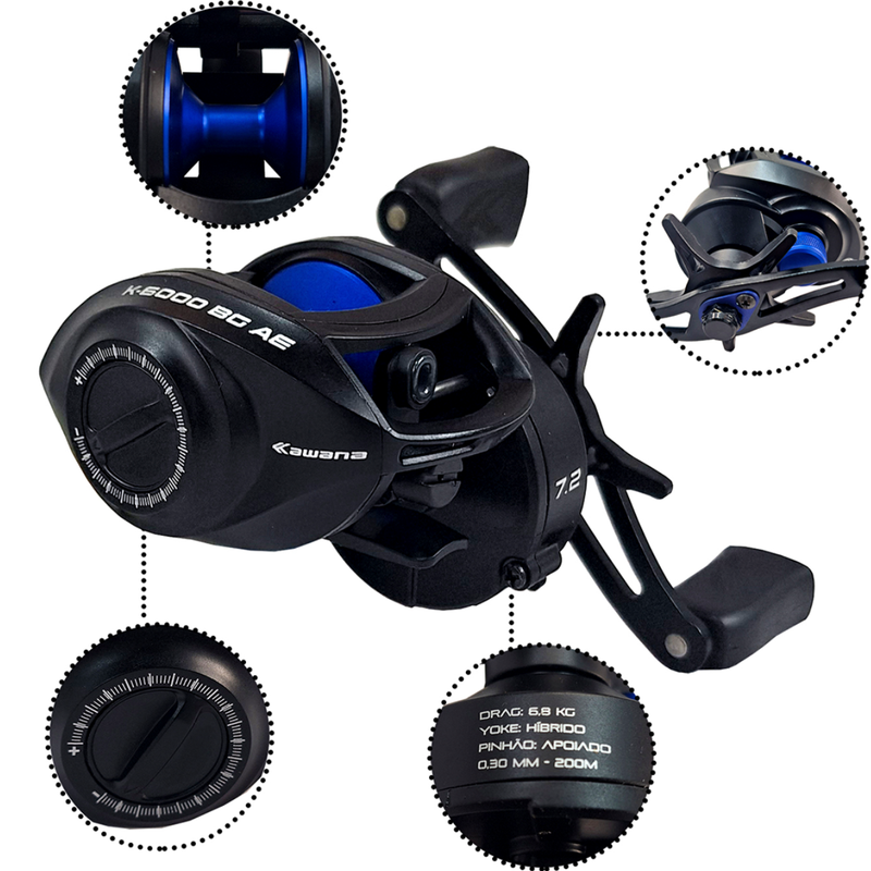Carretilha Kawana K6000 BG Maruri