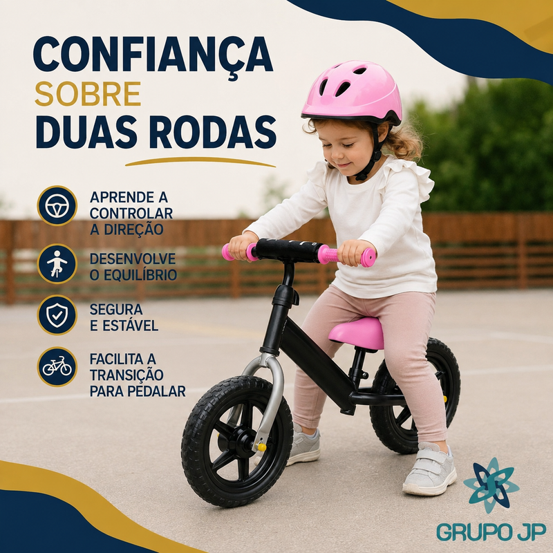 Bicicleta de Equilíbrio Aro 12 Sem Cestinha - Zippy Toys
